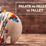 Q&A Palate vs pallette vs pallet