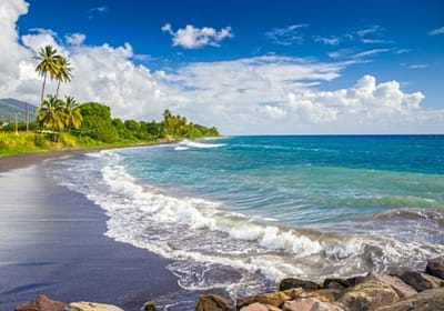 Beach in St Kitts & Nevis